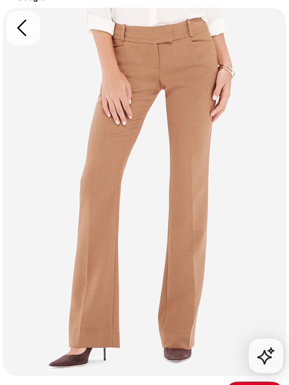 The Limited pants. Cassidy collection Camel 6P NWT